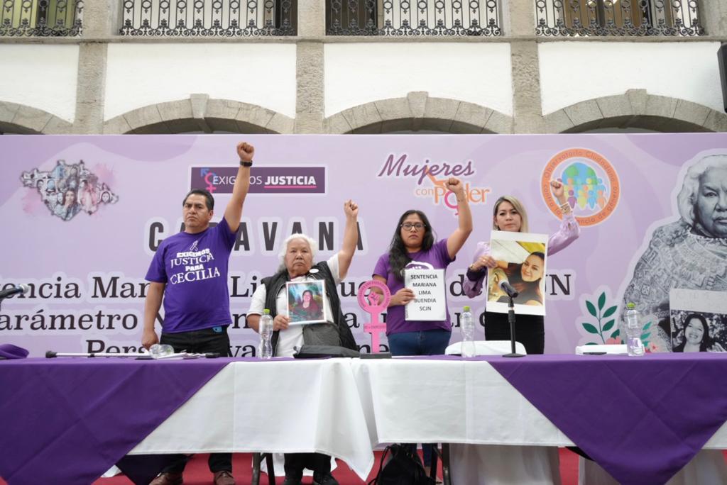 Se presentó en el congreso la caravana sentencia Mariana Lima Buendía