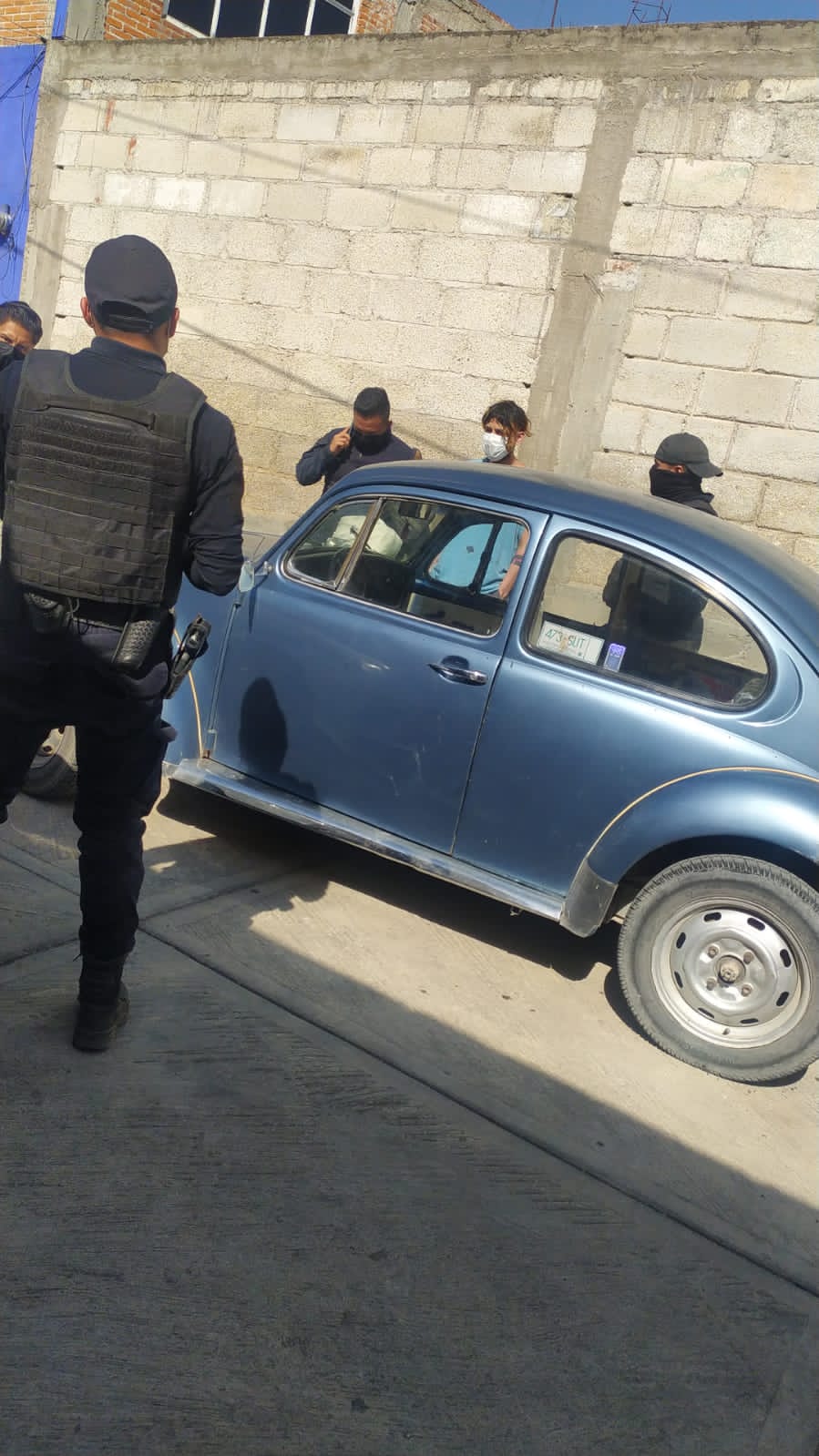 Recuperan "Vocho" que fue robado en Tecoac: hay un detenido 