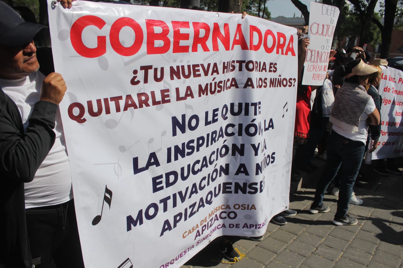 Señalan a Gobierno de Tlaxcala de omiso y desinteresado en apoyo a menores músicos