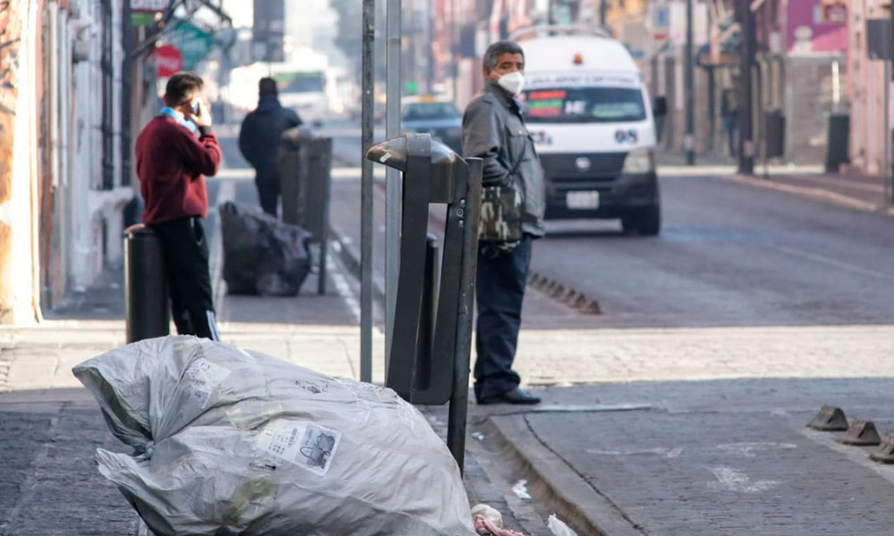 OOSL multa a quienes apartan lugares con basura en el Centro Histórico