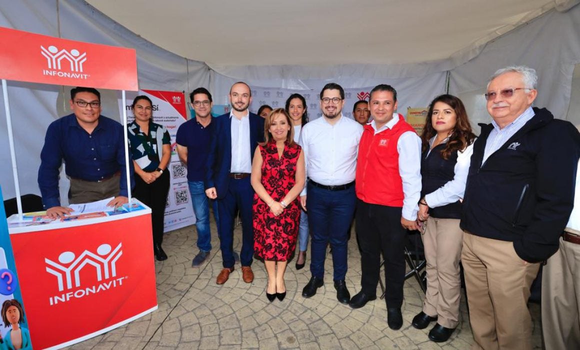 Encabeza Gobierno de Tlaxcala e Infonavit arranque del mes de mejoramiento