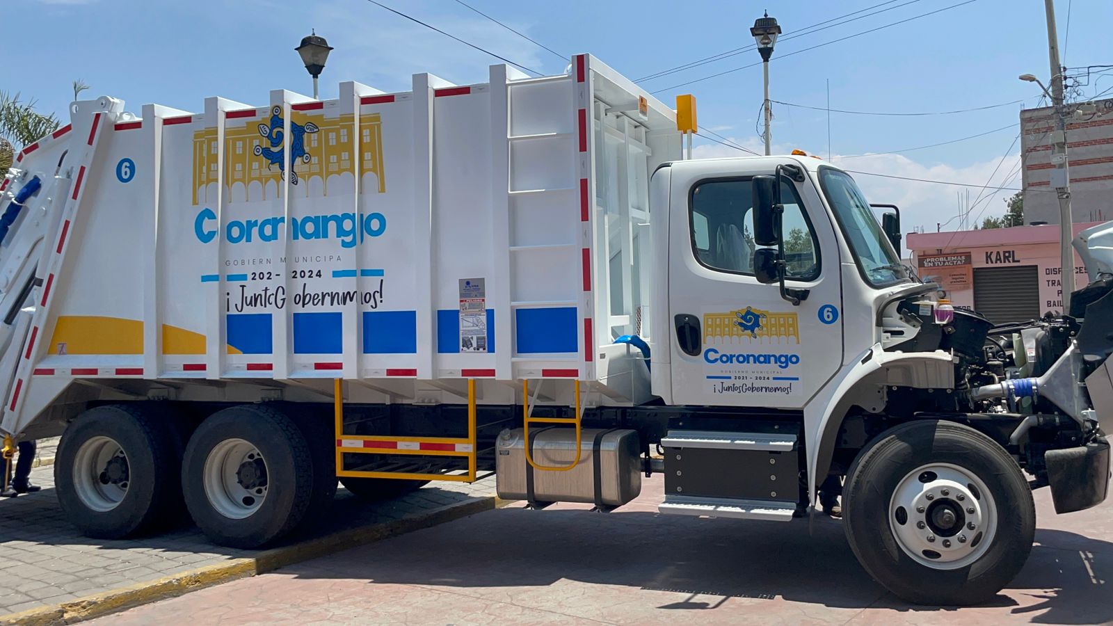 Atiende Ayuntamiento de Coronango necesidades ciudadanas con la adquisición de un nuevo Camión Recolector de Desechos