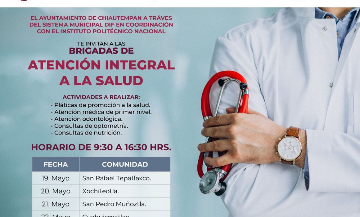 Recorrerá brigadas de salud del IPN comunidades en Chiautempan