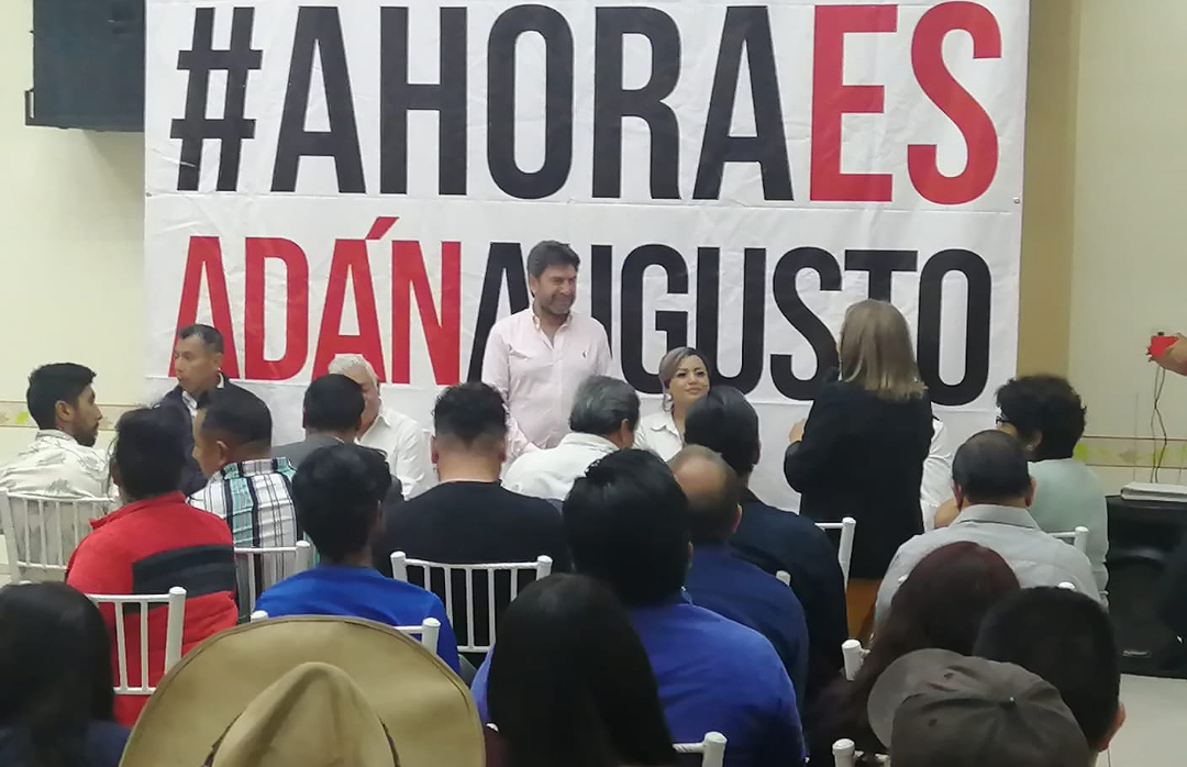 Proyecto a favor de Adán Augusto convence a apizaquenses