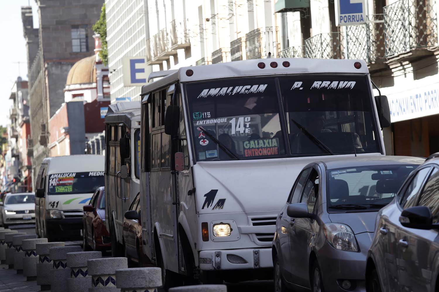 Rehabilitación de calles en el Centro Histórico afectará a 71 rutas del transporte público