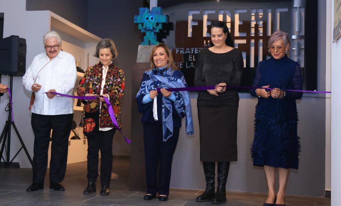 Inauguró Lorena Cuéllar exposición Federico Silva, Lucha y Fraternidad