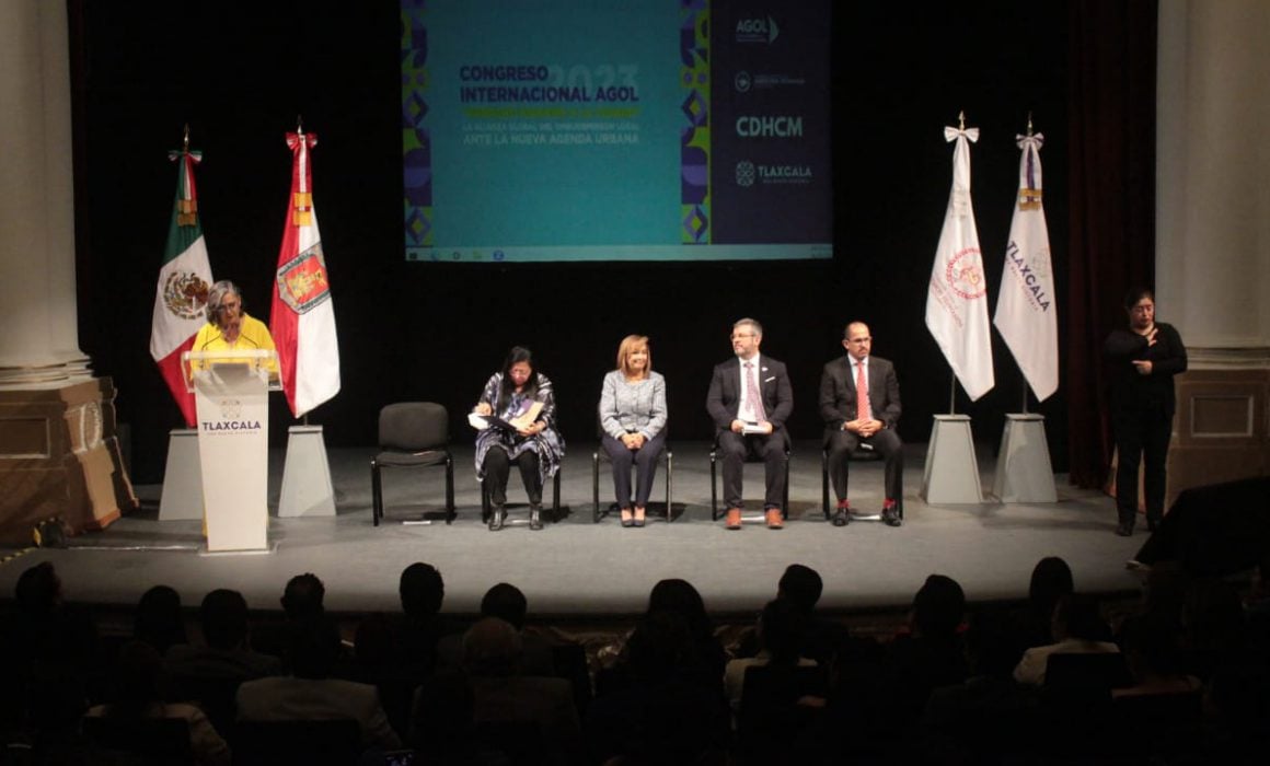 Inaugura Lorena Cuellar Congreso Internacional «Derecho Humano a la Ciudad»