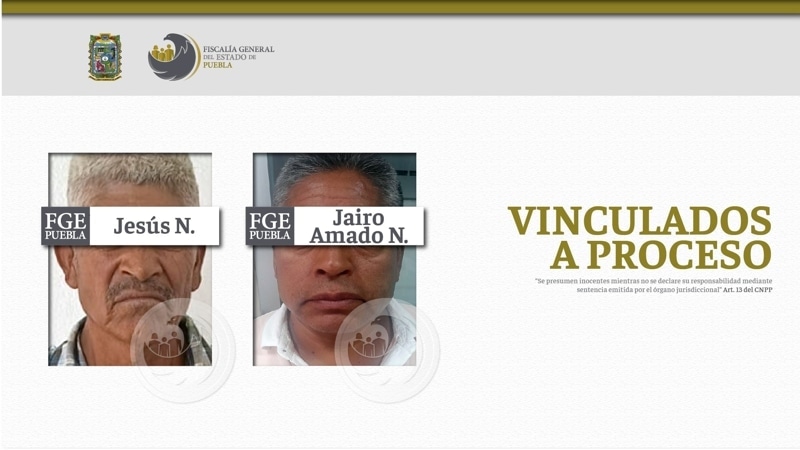 Jairo Amado N. y Jesús N. son enviados a prisión por abusar de menores en Tepeaca y Azumiatla