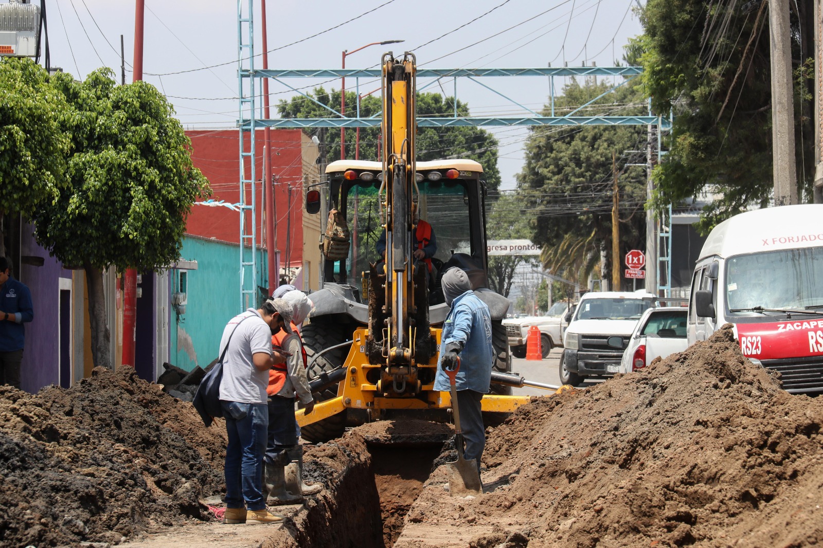 Arranca Paola Angon obra de sustitución de tubería de alcantarillado sanitario en San Matías Cocoyotla