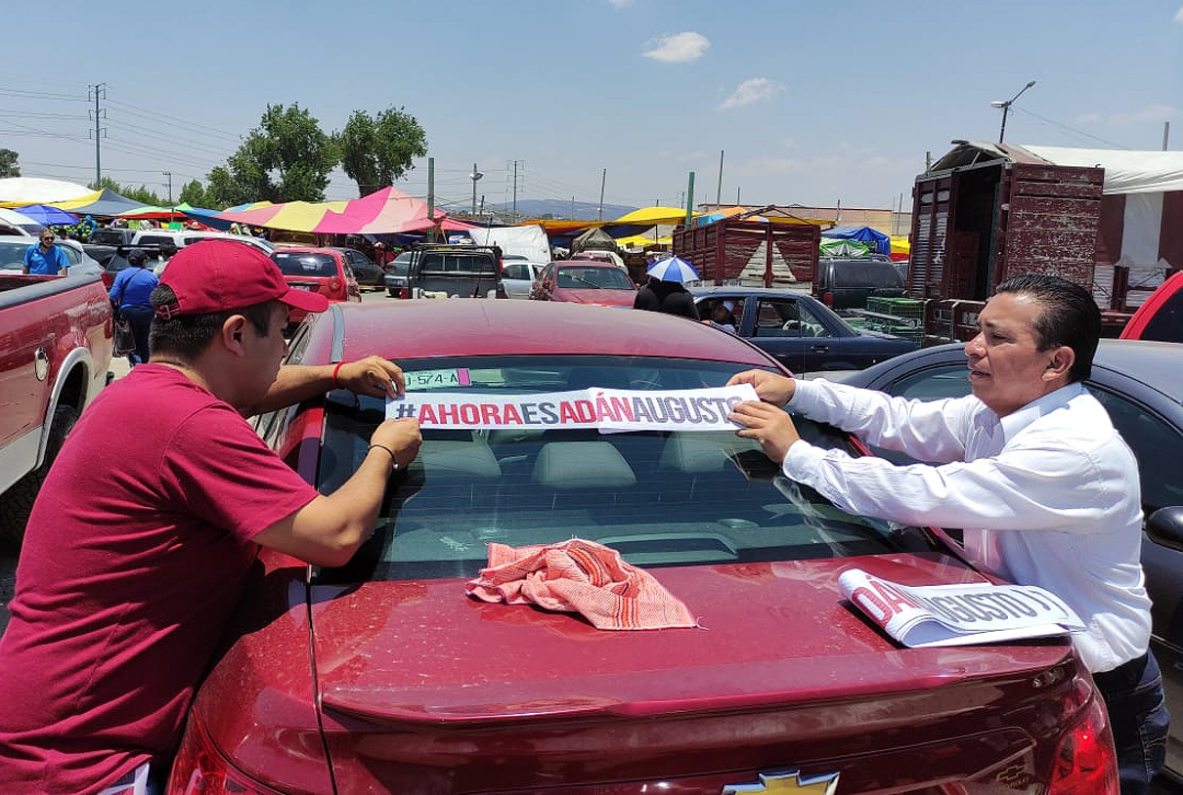 Siguen brigadistas movimiento a favor de Adán Augusto en Tlaxcala