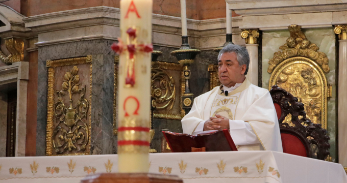 Realizan misa en la Catedral en memoria de ciclista atropellado en la recta a Cholula