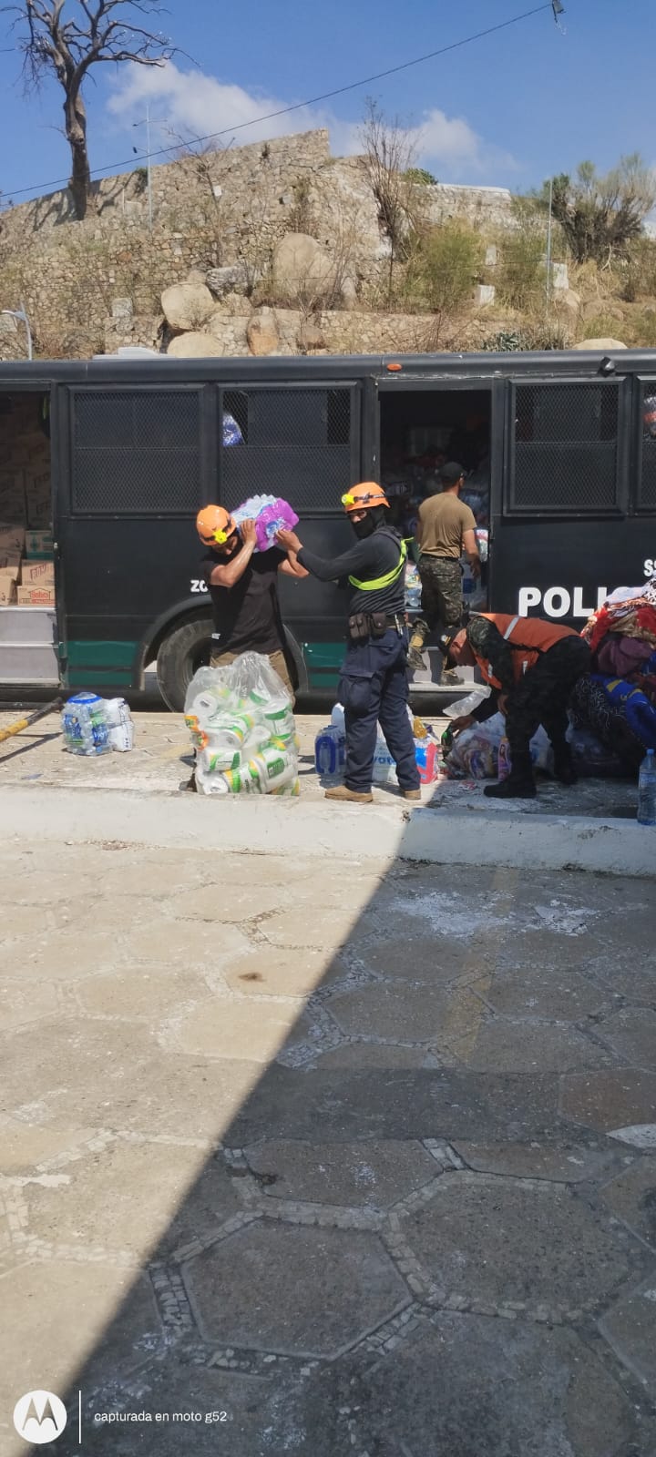 Apoyó gobierno estatal labores en Acapulco con brigada de la secretaría de seguridad ciudadana