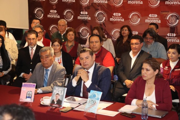 Descarta Armenta solicitar licencia en el Senado para hacer precampaña