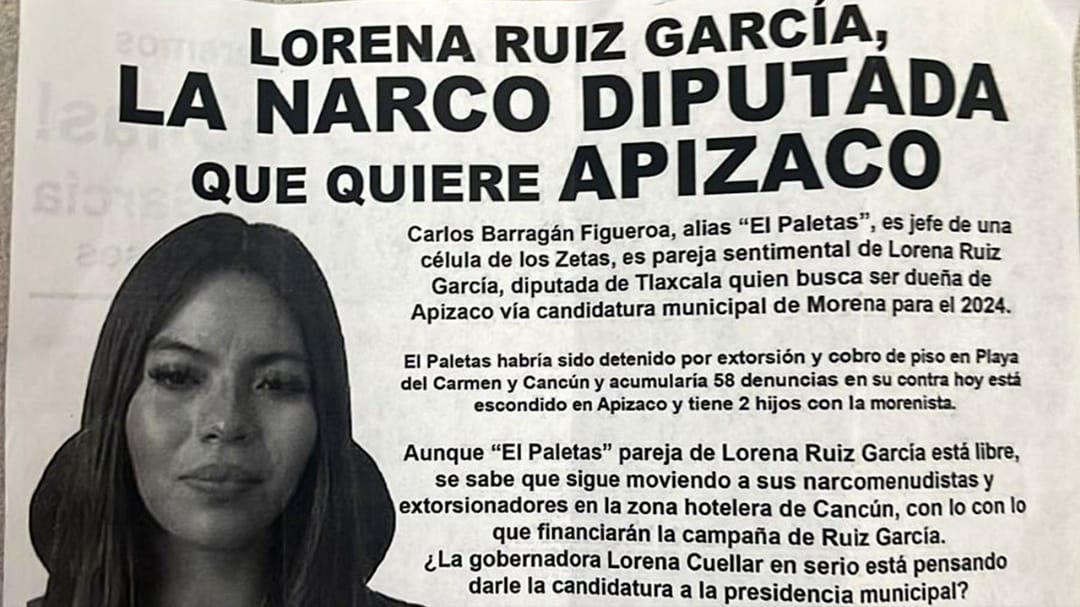 Arrecia guerra sucia en Apizaco, vinculan a diputada local con presunto delincuente