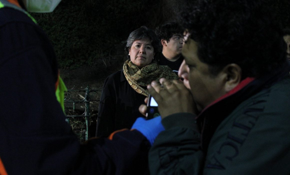 Constata alcaldesa capitalina aplicación de Operativo Alcoholímetro