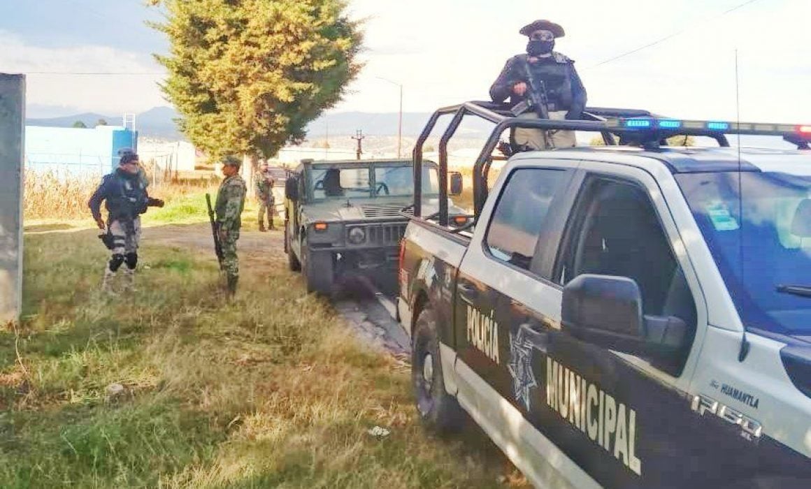 Realiza policía de Huamantla y Sedena patrullaje en puntos del municipio