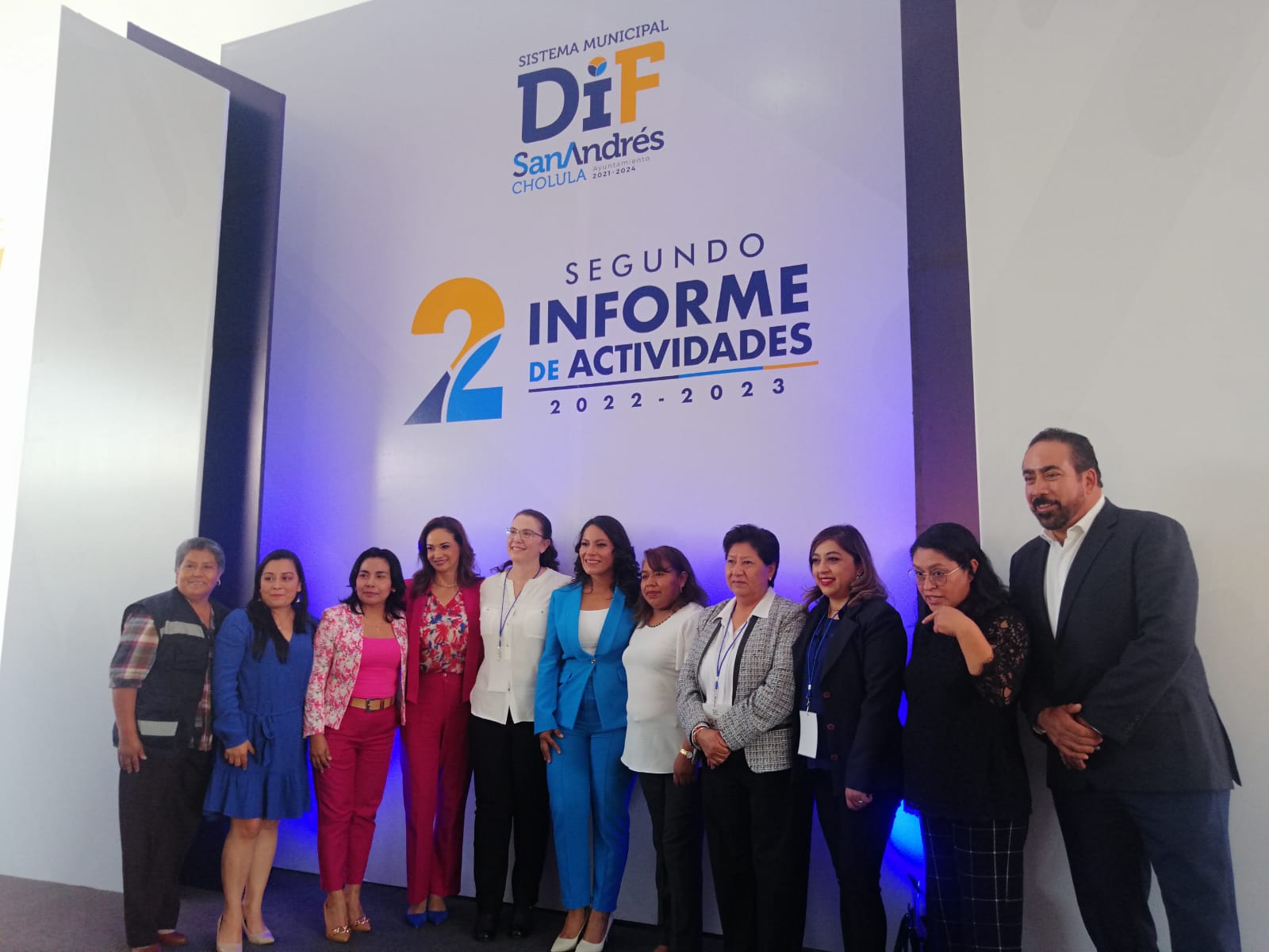 SMDIF cuida con sensibilidad y pasión diariamente la confianza de los sanandreseños: Guadalupe Cuautle en su 2º Informe de Labores