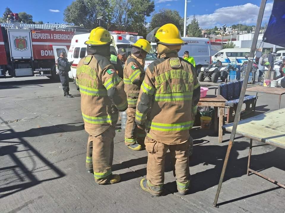 Explosión de tanque de gas deja un lesionado en Tlaxcala