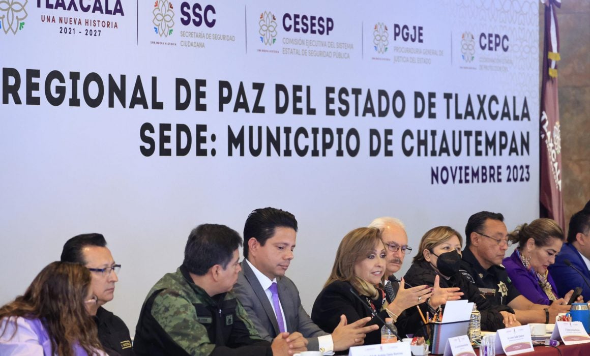 Fortalece gobierno de Tlaxcala coordinación en materia de seguridad