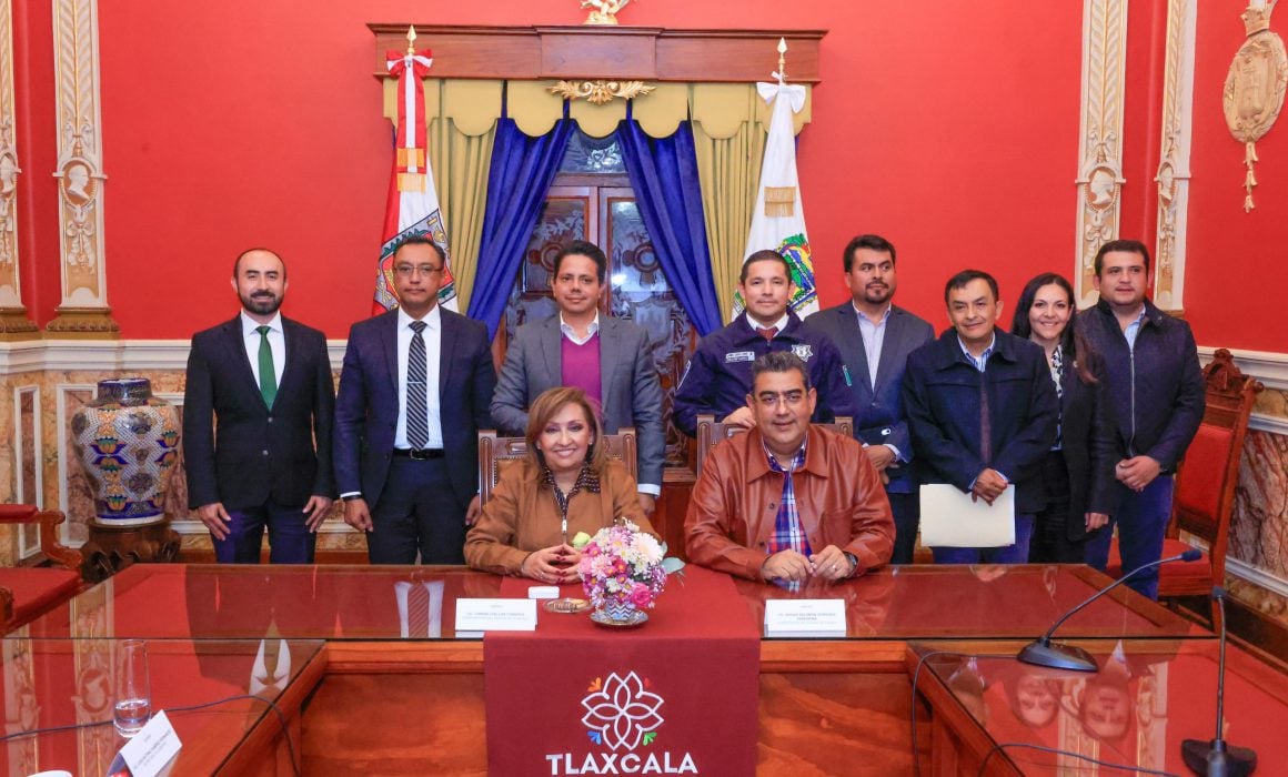 Sostiene Lorena Cuéllar reunión con su homólogo de Puebla