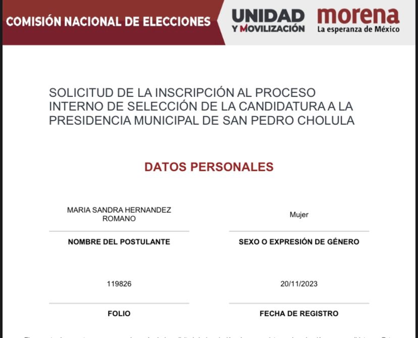 Sandra Hernández busca fortalecer a Morena en San Pedro Cholula 