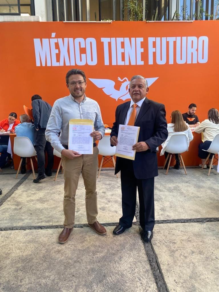 Se resgitran Sesín y Ernesto Ordoñez para buscar el Senado por el MC