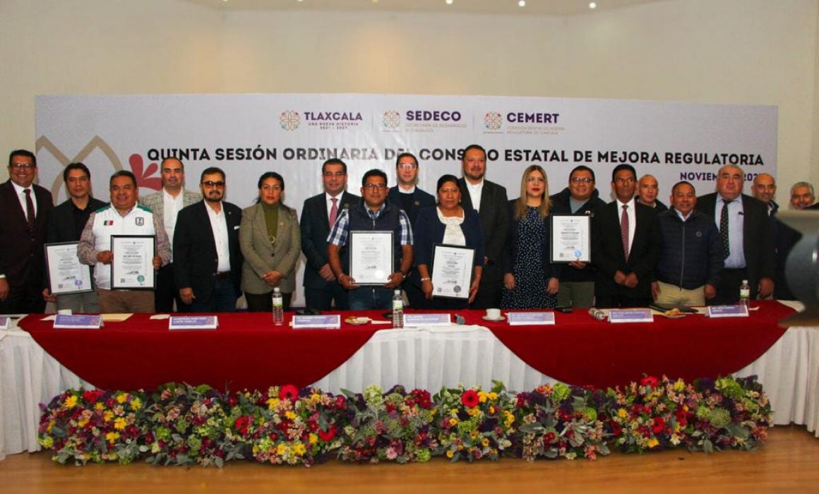 Celebra Consejo Estatal de Mejora Regulatoria quinta sesión ordinaria