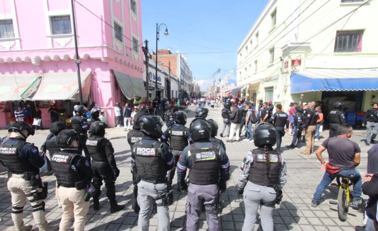 Realizan operativo permanente en zona de pescados y mariscos en Puebla