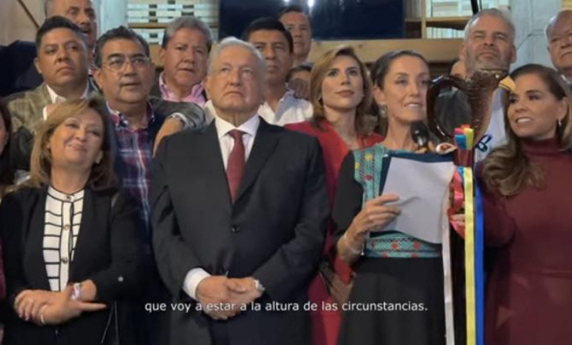 Lorena Cuéllar aparece en 2 fragmentos del documental de Claudia Sheinbaum