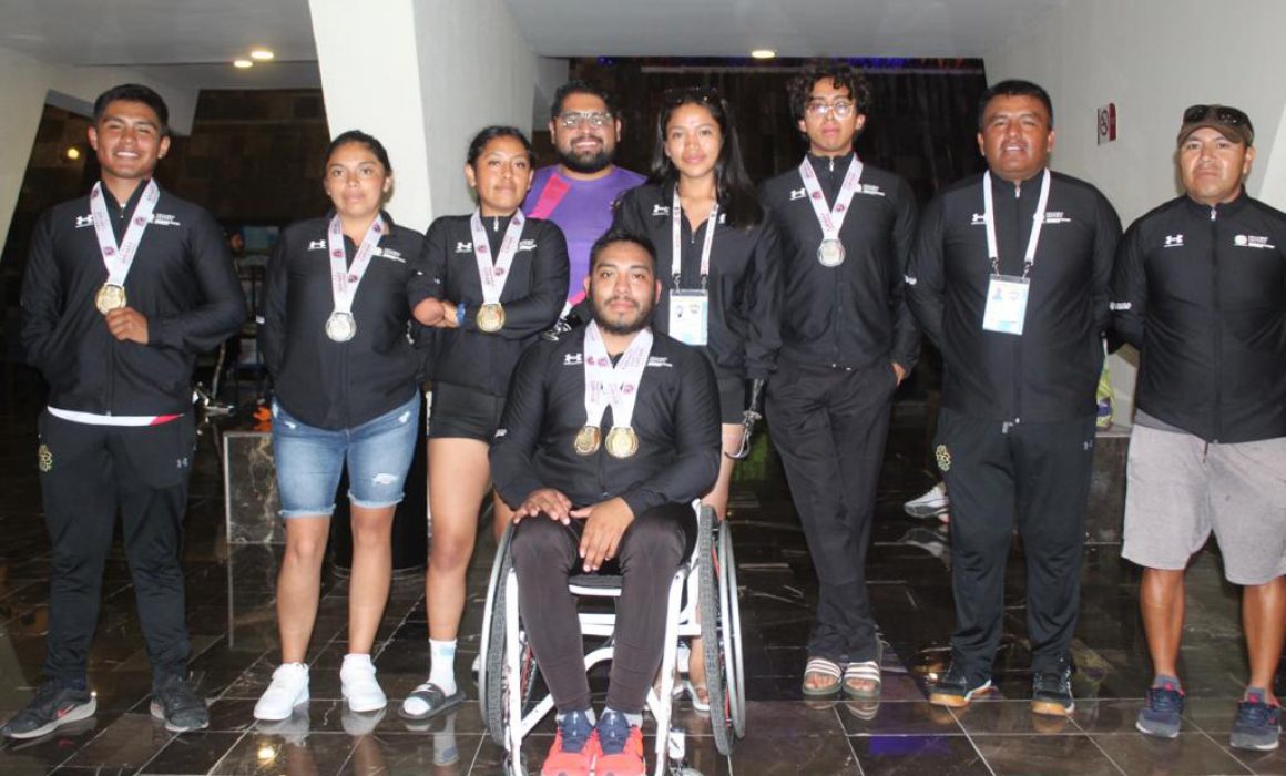 Logra selección tlaxcalteca 19 medallas en Paranacionales Conade 2023
