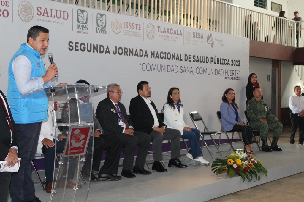 Inició segunda jornada nacional de salud pública en Tlaxcala