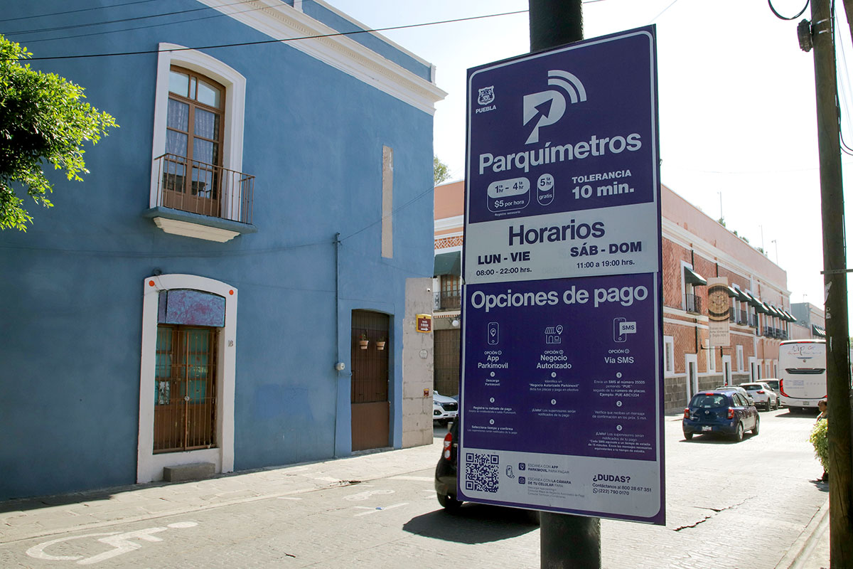 Tesorería de Puebla ofrecerá una hora gratis y ajustes en horarios de parquimetros, en respuesta a requerimientos de la SCJN