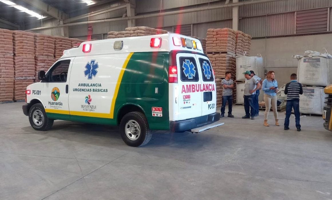 Brinda PC Huamantla primeros auxilios a lesionados por montacargas