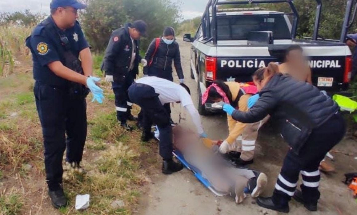 Atiende Protección Civil a personas con quemaduras en Huamantla