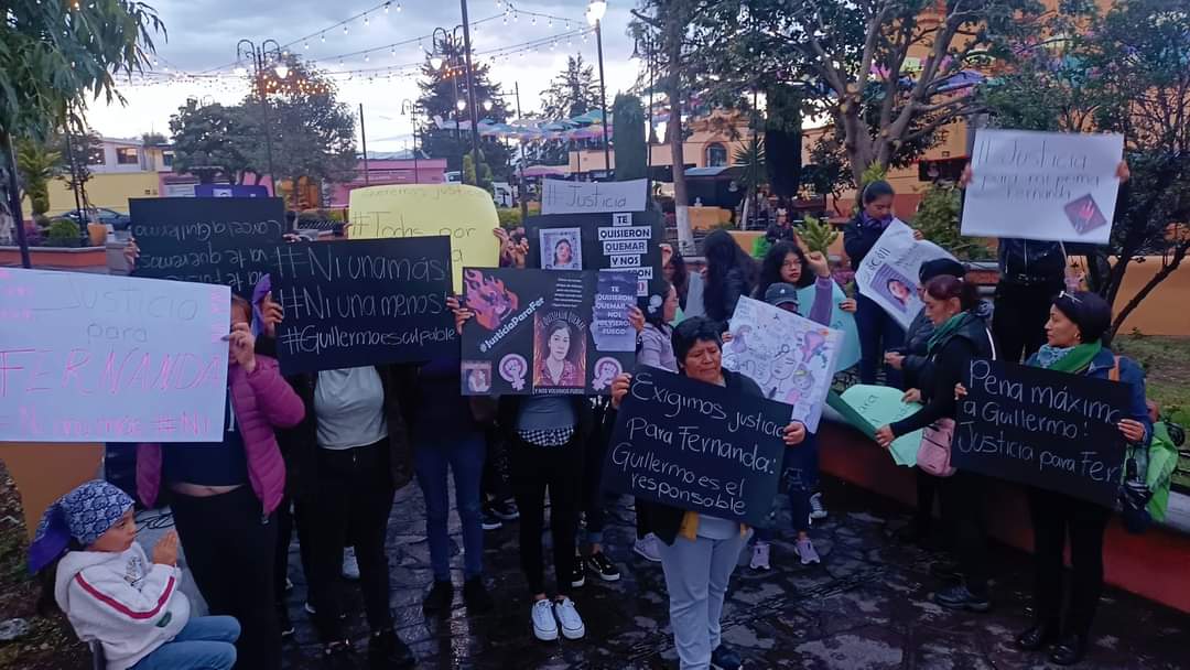 Exigen justicia para Fernanda y aplicación de Ley Ácida en Huamantla
