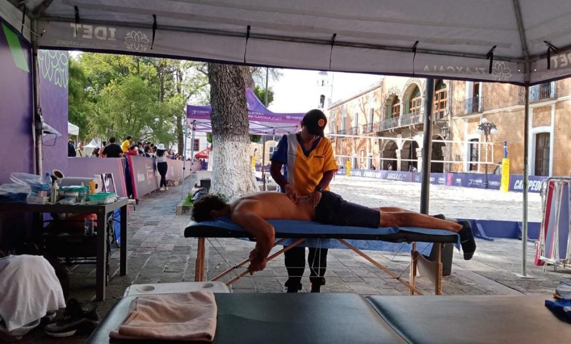Atendió IDET a más de 100 pacientes en el Campeonato Mundial de Voleibol de Playa Tlaxcala