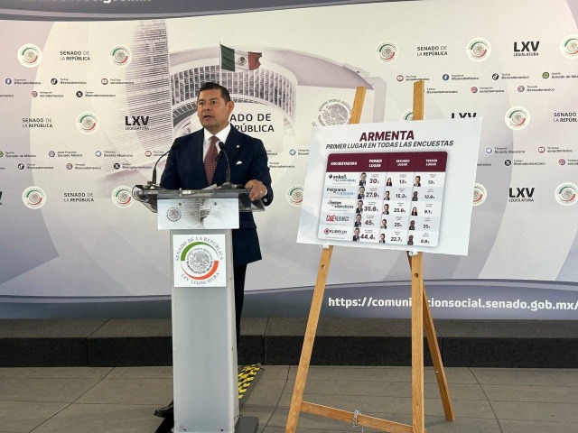 Alejandro Armenta solicita licencia indefinida en Senado de la República