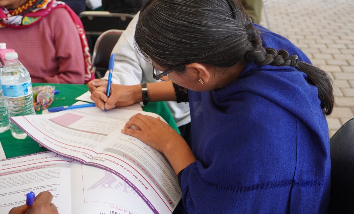Celebra ITE consulta indígena en Ixtenco, Mazatecochco y Buensuceso