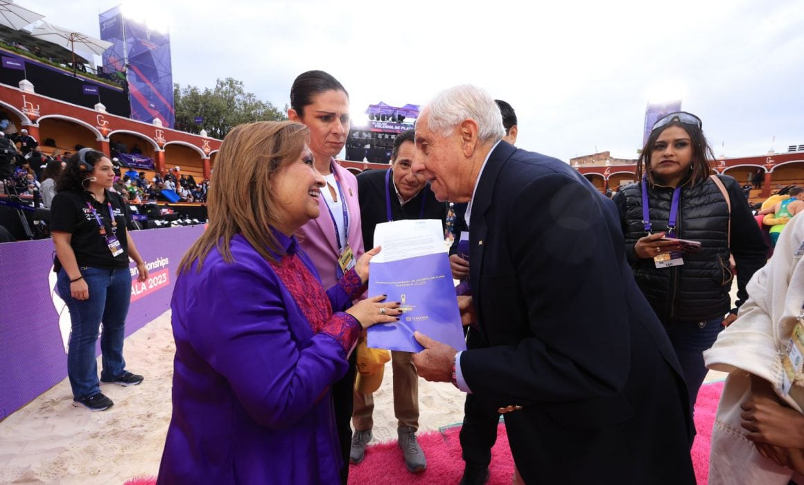 FIVB felicitó al gobierno de Tlaxcala por el exitoso Mundial de Voleibol de Playa