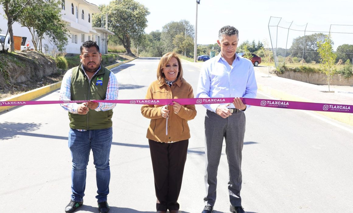 Impacta obra pública del gobierno de Tlaxcala en San José Teacalco
