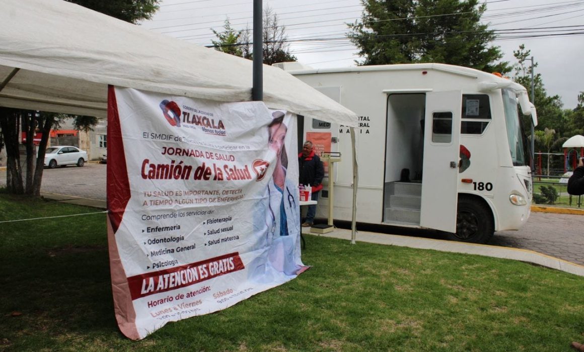El Camión de la Salud sigue su recorrido por Tlaxcala capital