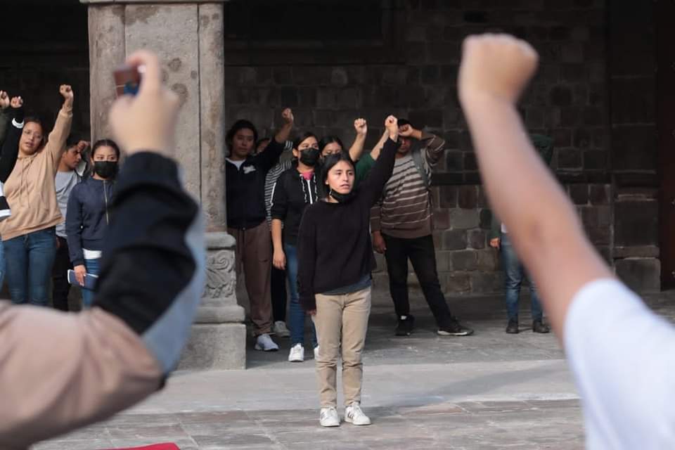 Honran normalistas a Beatriz N., estudiante que perdió la vida en 2022