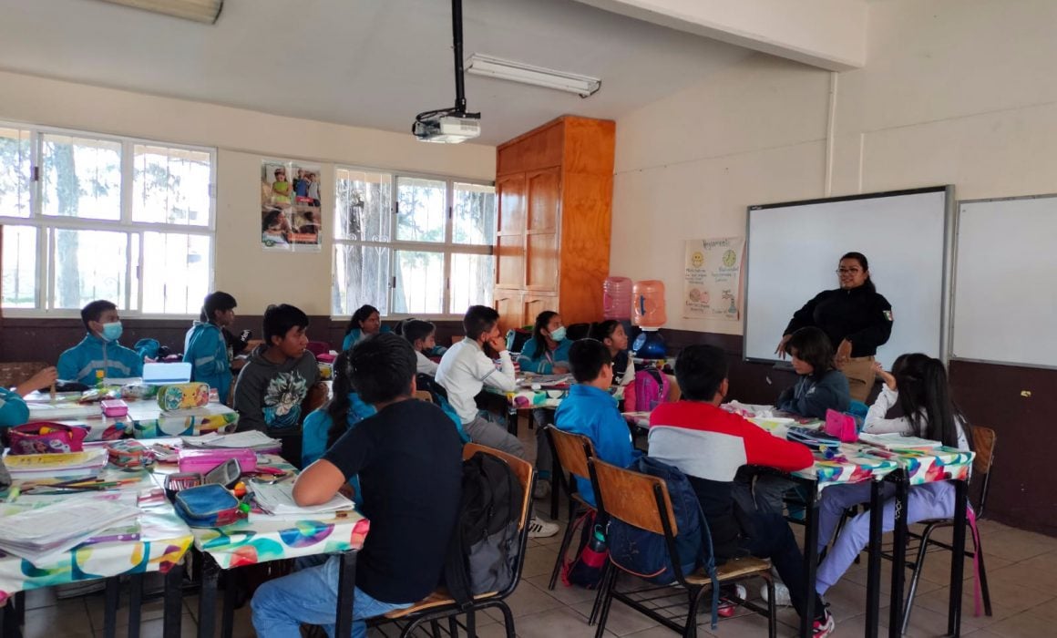 Promueve policía de Tlaxcala Capital, la prevención del delito