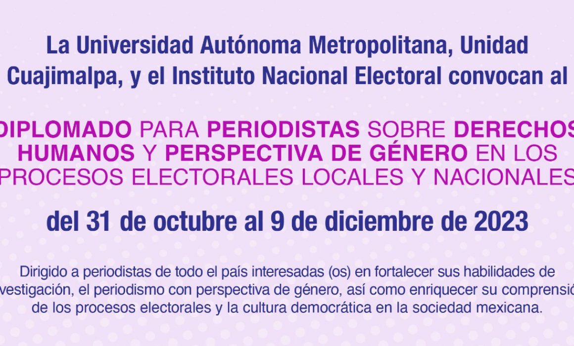 Invita UPET a Diplomado para periodistas sobre DH y procesos electorales