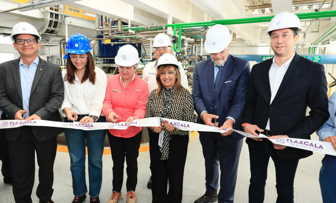 Inauguró Lorena Cuéllar remodelación de Planta Bayer Tlaxcala