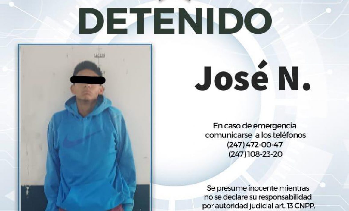 Detiene policía de Huamantla a persona señalada por robo a comercio