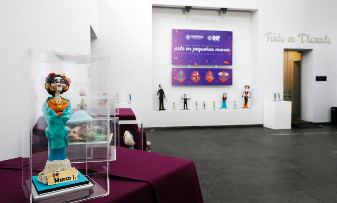 Exponen niñas y niños del CAS obras de arte en el MAT