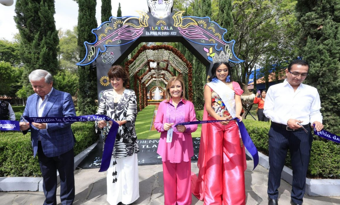 Inaugura Lorena Cuéllar Tlaxcala, la Feria de Ferias 2023