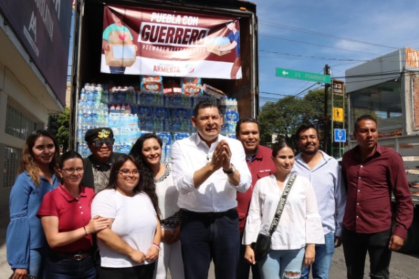 Armenta enviará 25 toneladas de víveres a damnificados de Guerrero