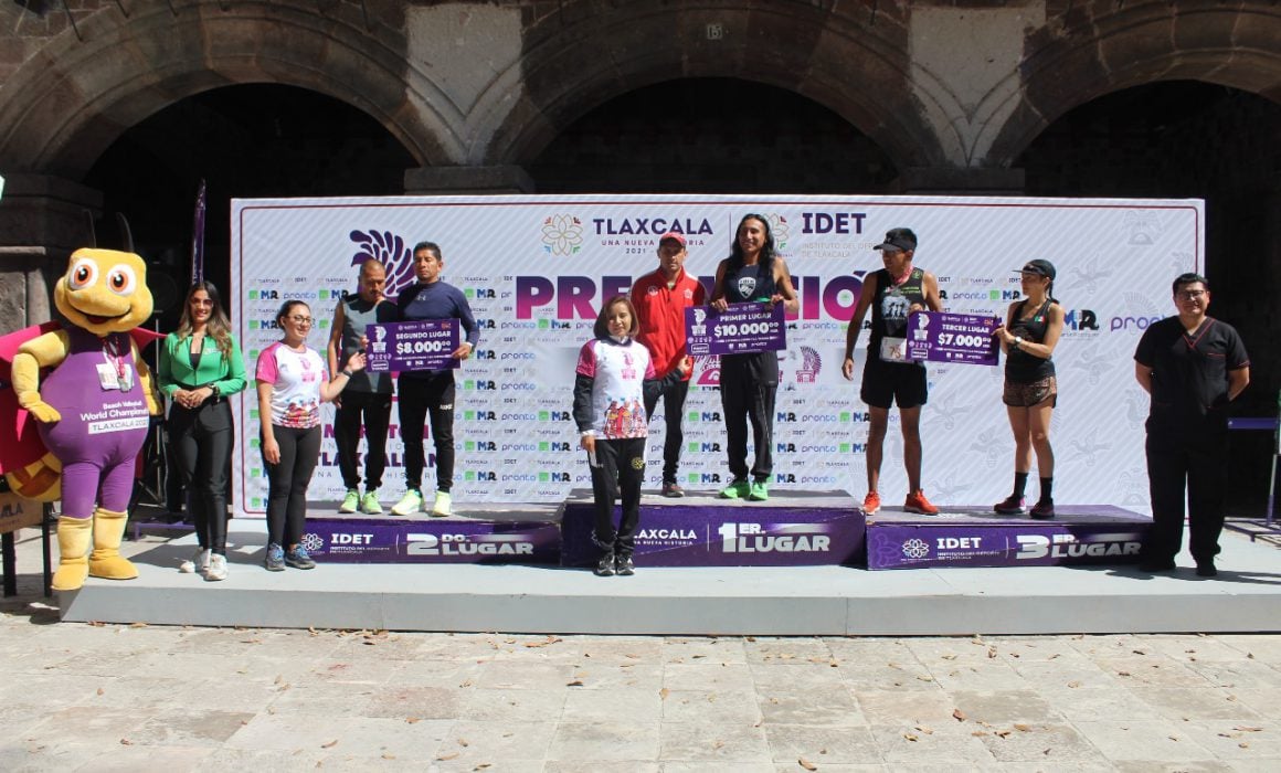 Participan 2 mil corredores en el Medio Maratón Internacional Tlaxcallan y Carrera 5K
